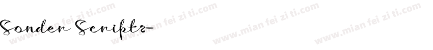 Sonder Script2字体转换